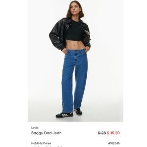 LEVI’S BAGGY DAD JEANS IN “HOLD MY PURSE” | SIZE 26